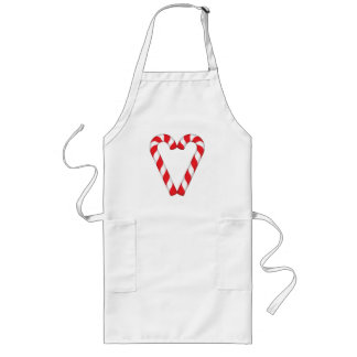 Delantal Largo Candy Cane Heart Screwball Graphics Holiday