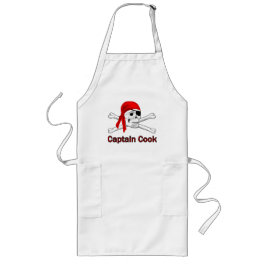 Delantal Largo Capitán Pirata Cook Apron