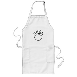 Delantal Largo Cara de la bici, bicicleta