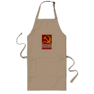 Delantal Largo CCCP con martillo y espiga