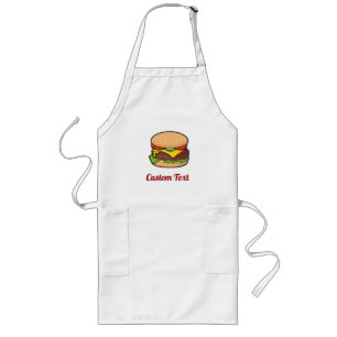 Delantal Largo Cheeseburger Long Apron
