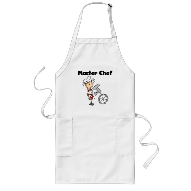 Delantal Largo Chef Maestro - Mujer (Frente)
