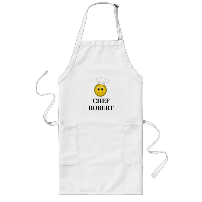 Delantal Largo Chef personalizado (Frente)