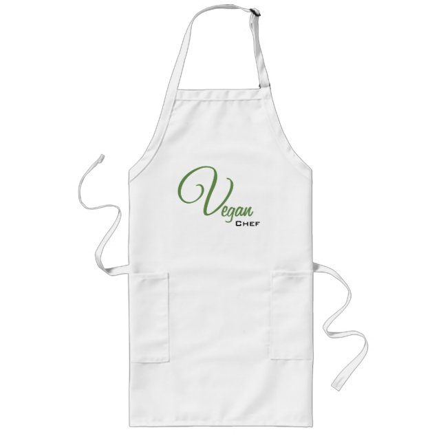 Delantal Largo Chef vegano (Frente)
