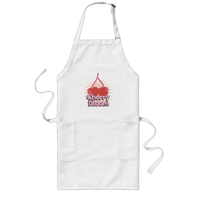 Delantal Largo Cherry Bloom Long Apron (Frente)