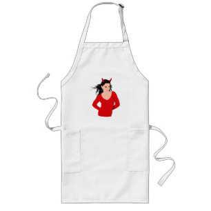 DELANTAL LARGO CHICA DEVIL