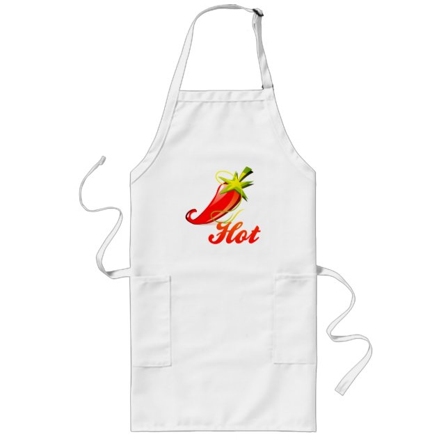 Delantal Largo Chili caliente (Frente)