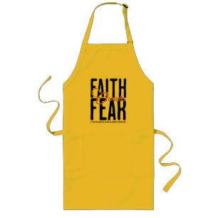 Delantal Largo Christian Apron con mensaje de fe