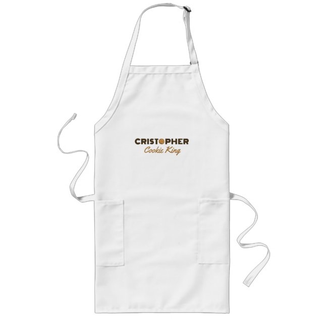 Delantal Largo Christopher cookie King Long Apron (Frente)