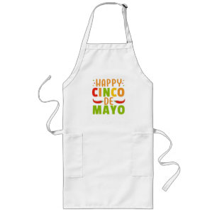 Delantal Largo Cinco De Mayo