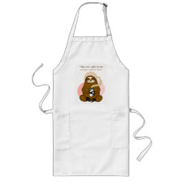 Delantal Largo cita de café