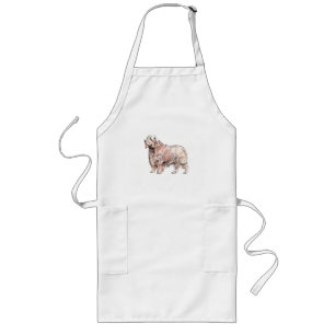 Delantal Largo Clumber Spaniel Apron