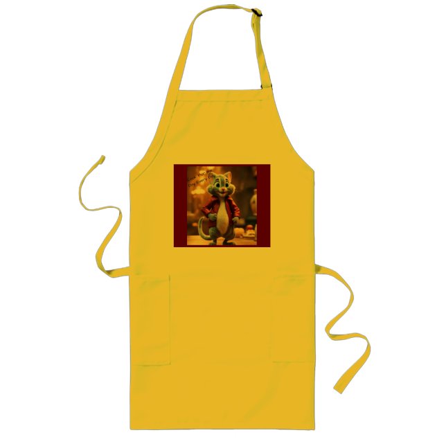 Delantal Largo Cocina Apron por el día todos los días (Frente)