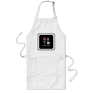 Delantal Largo "Cocina. Come. Beba. Blog". Largo Apron