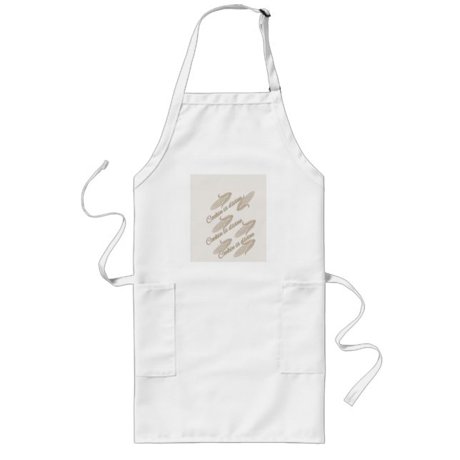 Delantal Largo Cocina divino de maíz Apron (Frente)