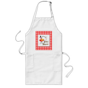 Delantal Largo Cocina Magician Retro Cocinando Chica Apron