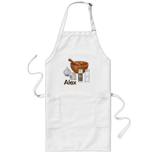 Delantal Largo Cocina personalizada (Frente)