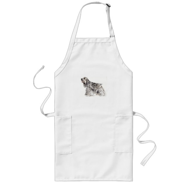 Delantal Largo Cocker español Apron (Frente)