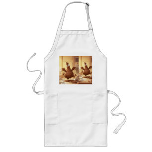 Delantal Largo Cocreador Emplumado de Chocolate – Cocina Capricho