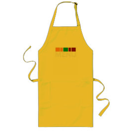 Delantal Largo Colorful Squares Menu Text Graphic