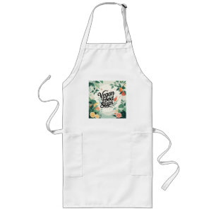 Delantal Largo Comida vegana abofetea a Apron - Comida divertida 