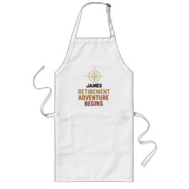 Delantal Largo Comienza la aventura de la jubilación, jubilado