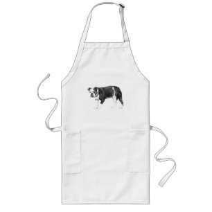 Delantal Largo Compañero de cocina, dignidad de bulldog