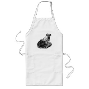 Delantal Largo Compañeros de Cocina, Corazón Juguetón