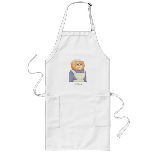 Delantal Largo COOK CAT Long Apron (Frente)
