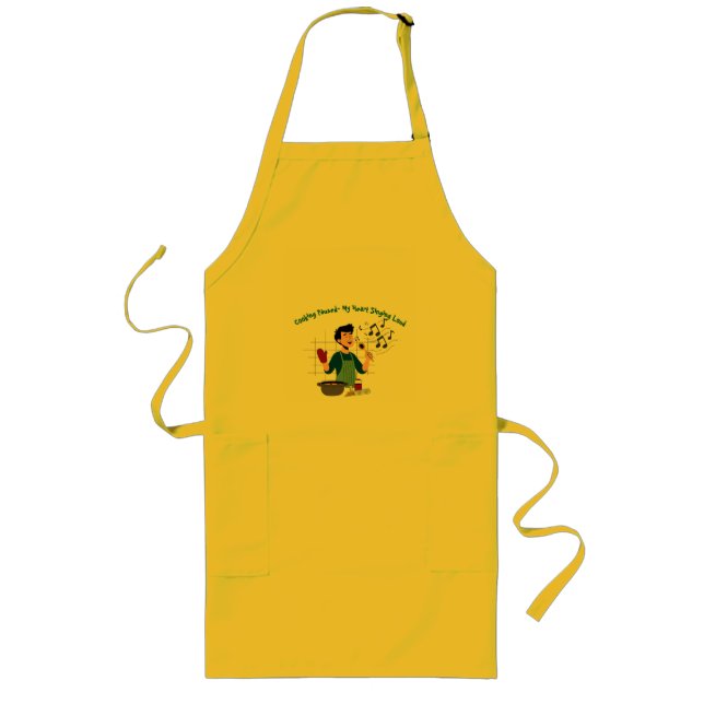 Delantal Largo Cooking Singing (Frente)