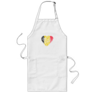 Delantal Largo Corazón de Bélgica