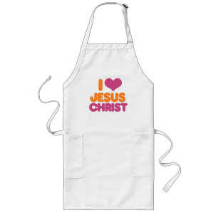 Delantal Largo Corazón Jesucristo