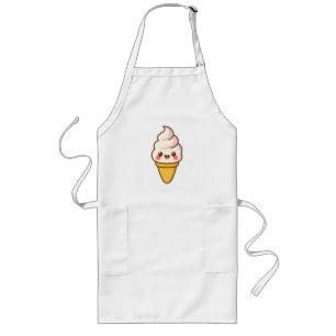 Delantal Largo Crema de hielo de Kawaii dulce