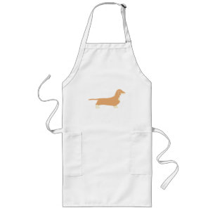 Delantal Largo crema de silo dachshund