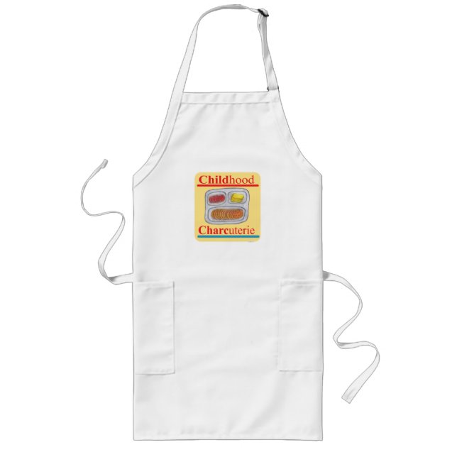 Delantal Largo Cubierta infantil Funny Lunch Toon (Frente)
