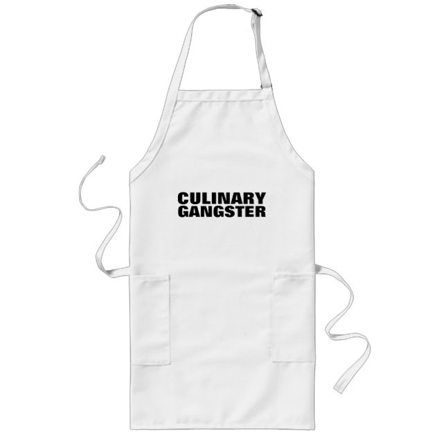 DELANTAL LARGO CULINARY GANGSTER APRON (Frente)