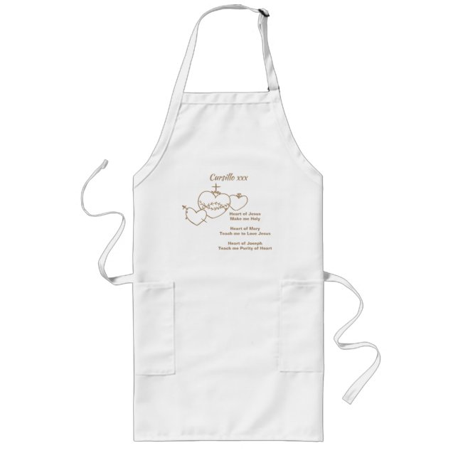 Delantal Largo Cursillo Apron (Frente)