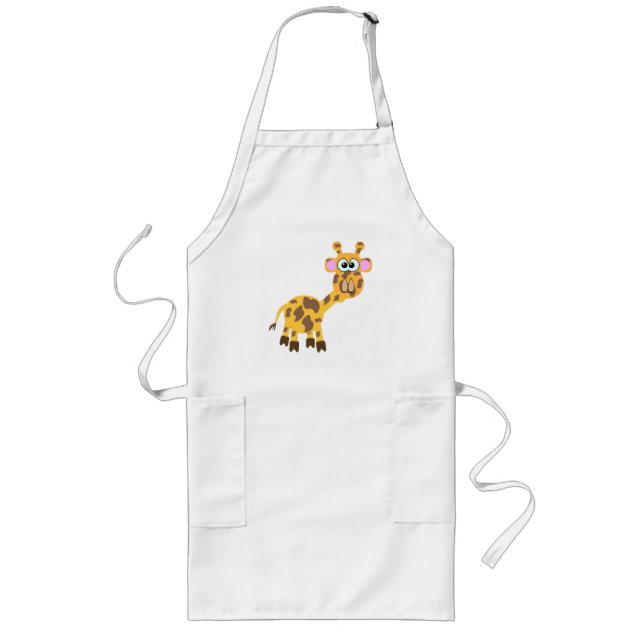 Delantal Largo Cute Goofkins giraffe (Frente)