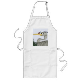 Delantal Largo Cute Heron y Ladybug
