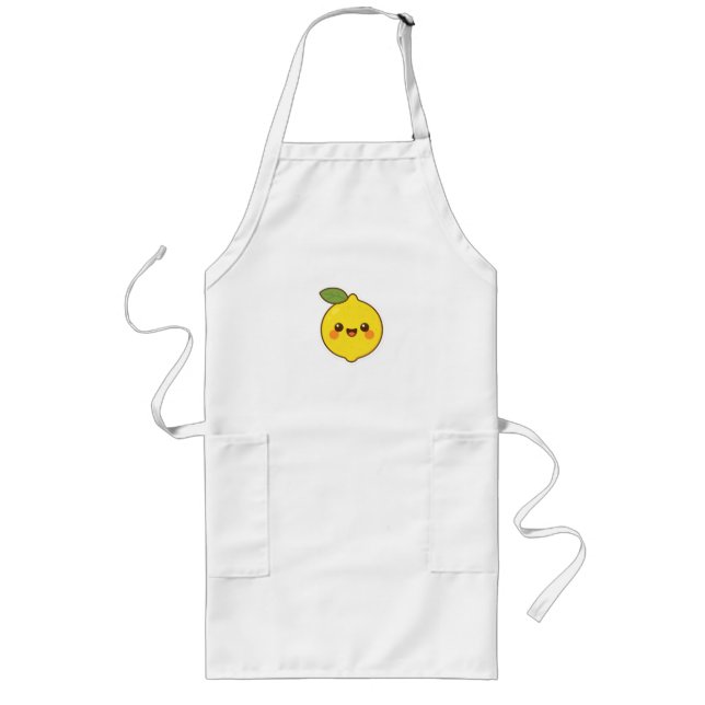 Delantal Largo Cute Kawaii Lemon (Frente)