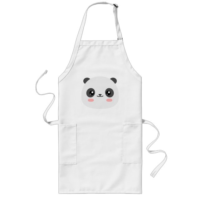 Delantal Largo Cute Panda (Frente)
