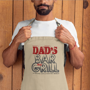 Delantal Largo Dad's Bar and Grill Apron