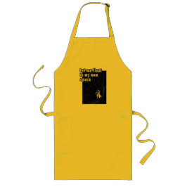 Delantal Largo Déjame flotar en mi propio espacio