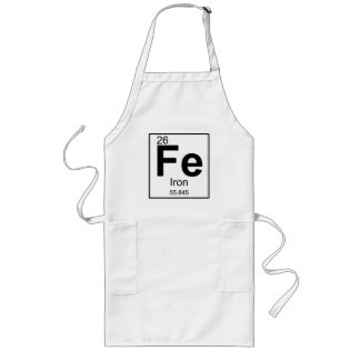 Delantal largo del FE del cocinero del hierro [26]
