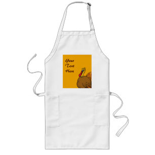 Delantal Largo Día de Acción de Gracias Apron