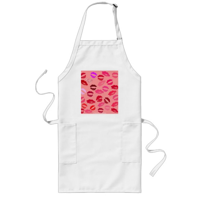 DELANTAL LARGO DÍA DE SAN VALENTÍN CHEF APRONS - SUMINISTROS DE C (Frente)