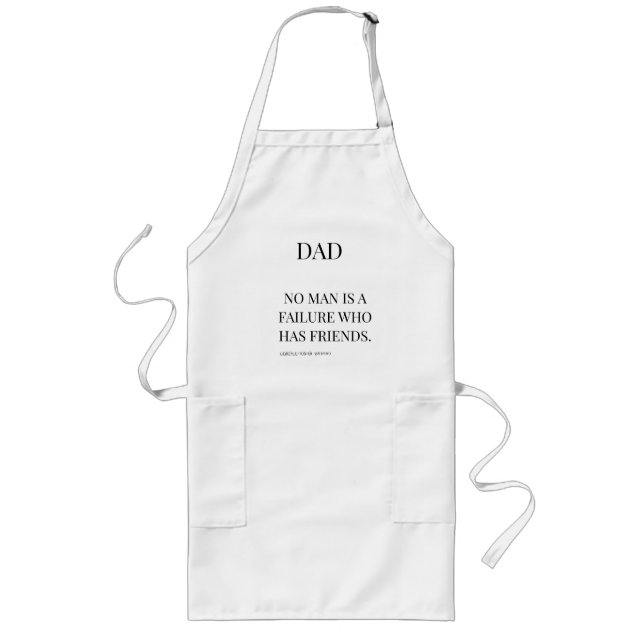 Delantal Largo Diciendo un Angel Long Apron (Frente)