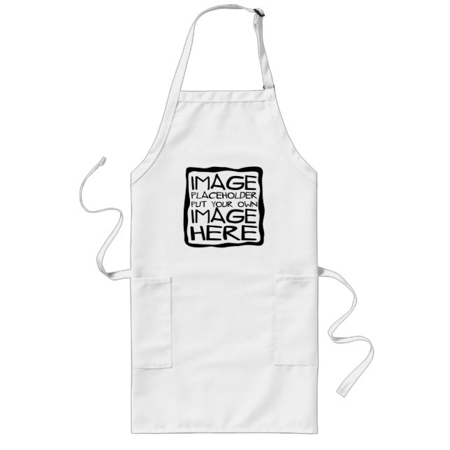 Delantal Largo Diseñar su propio Apron (Frente)