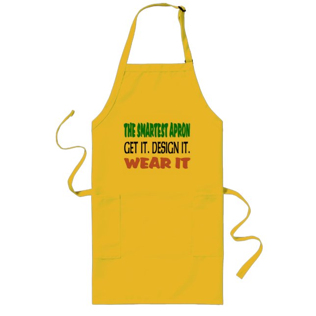 Delantal Largo Diseñar su propio Apron BBQ (Frente)