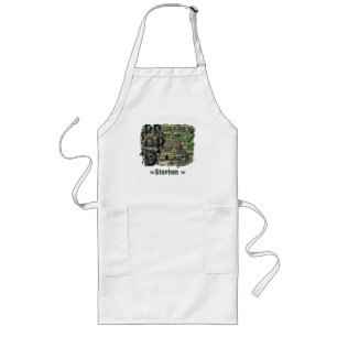 Delantal Largo Diseño de Camuflaje de Orgullo Ejército Padre